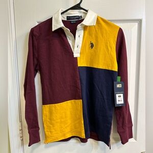 US Polo Boys Long Sleeve Shirt